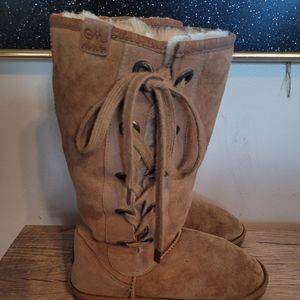 Emu Australia boots color camel